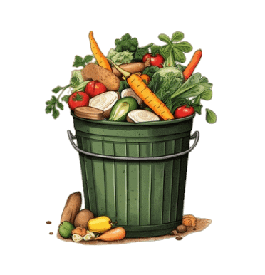 poubelle déchets organiques